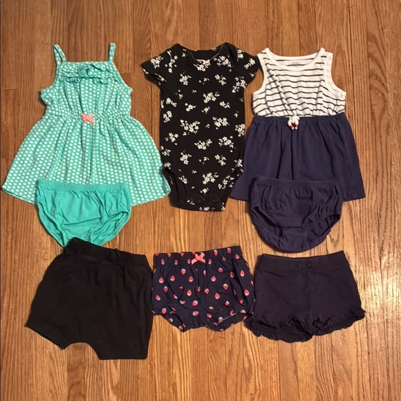 Assorted Dresses and Shorts Mostly Carters - Picture 1 of 13